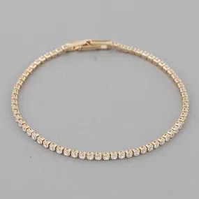 Gold Rhinestones Bracelet