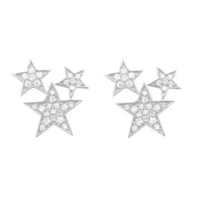 14K GOLD DIAMOND CELESTE STUDS