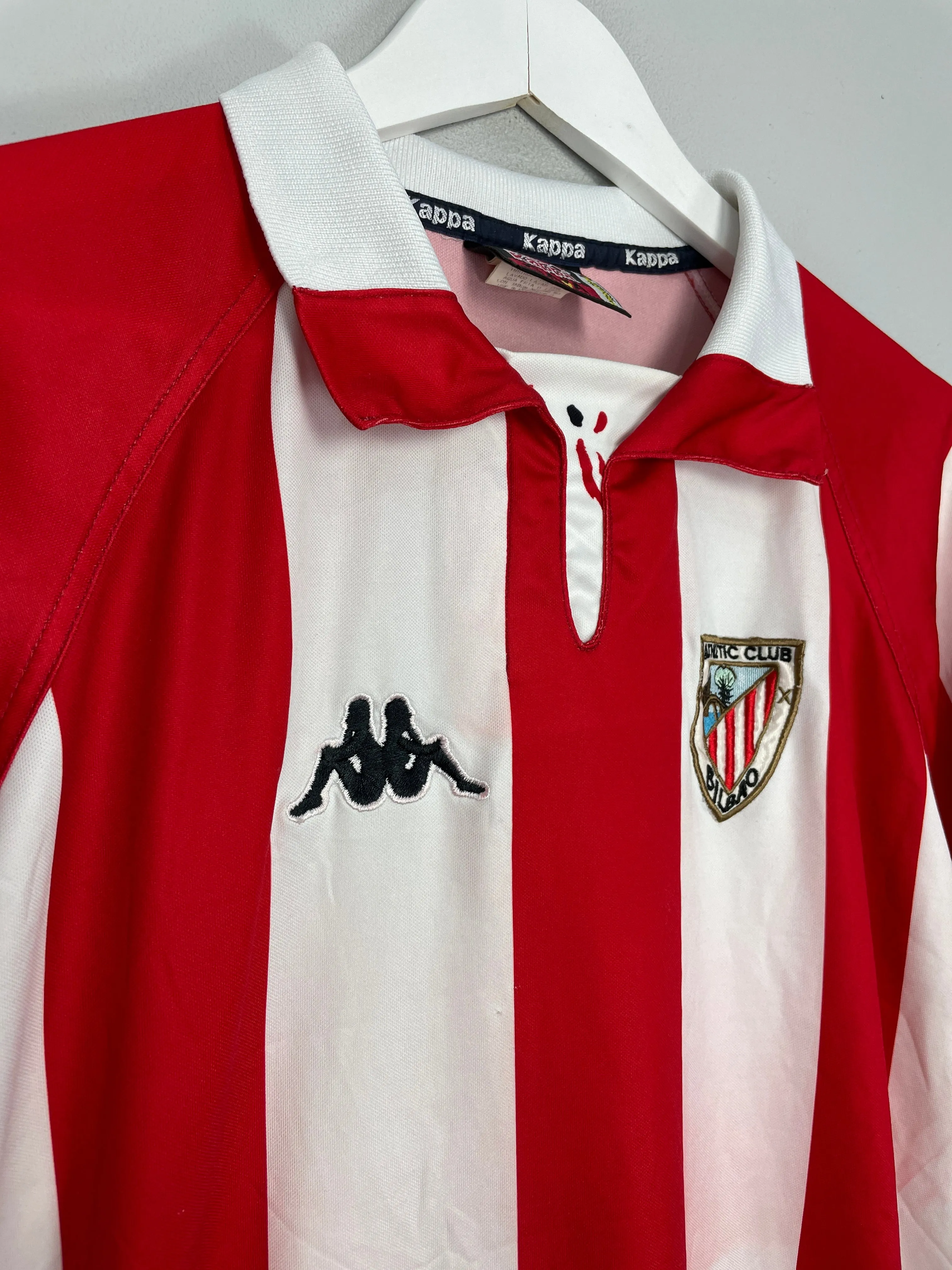 1998/99 ATHLETIC BILBAO HOME SHIRT (M) KAPPA