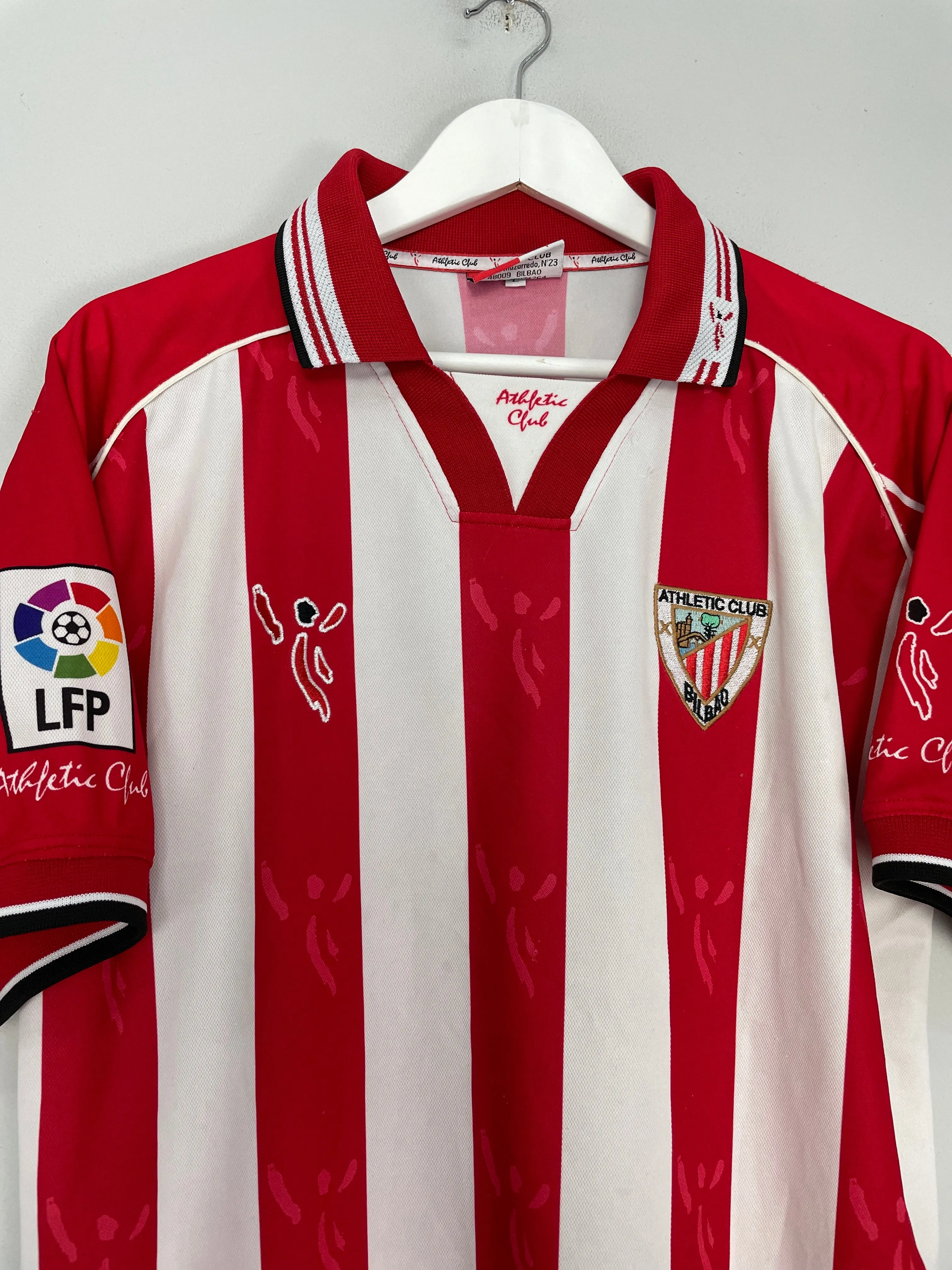 2001/04 ATHLETIC BILBAO HOME SHIRT (L) KELME