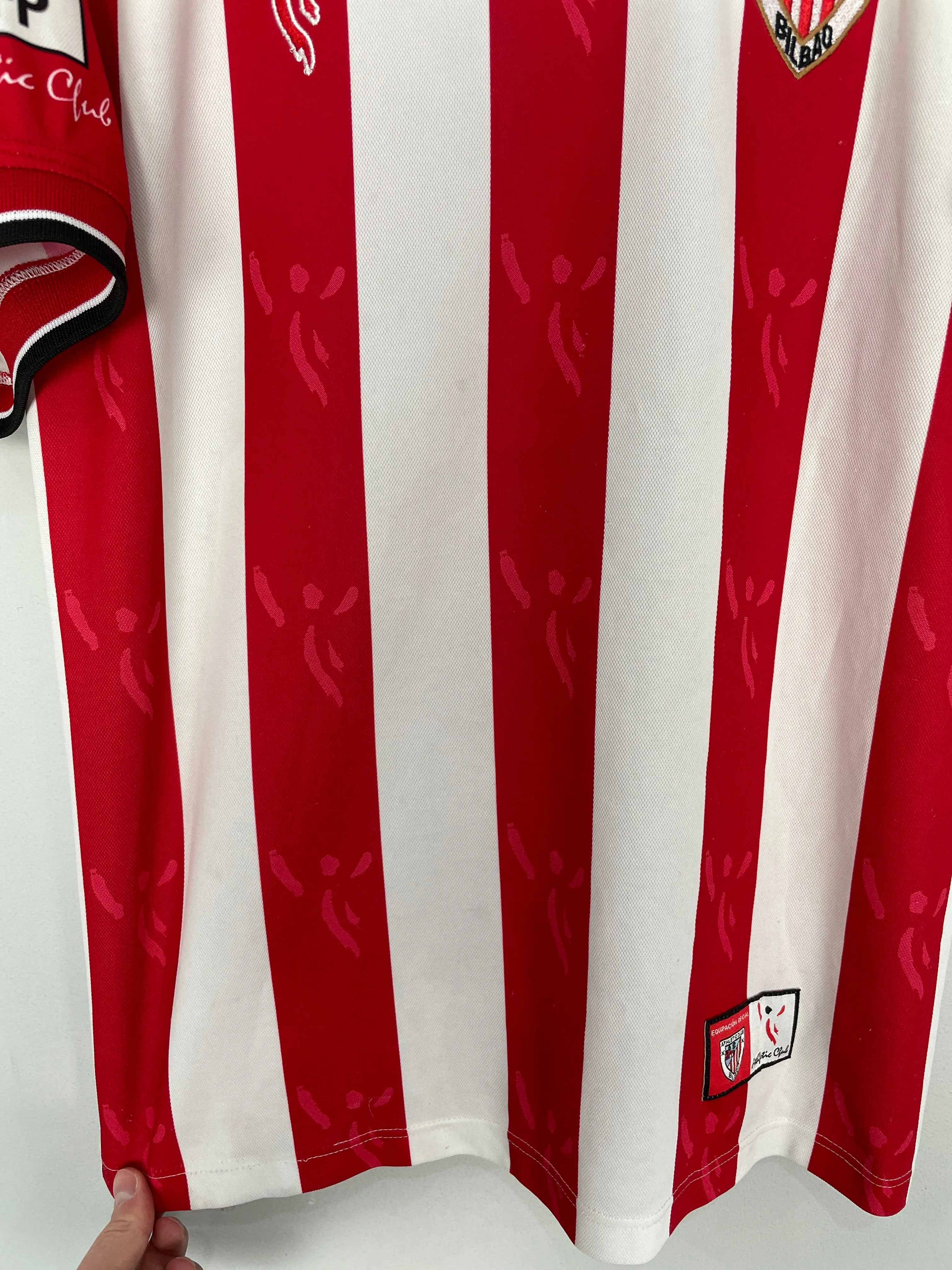 2001/04 ATHLETIC BILBAO HOME SHIRT (L) KELME