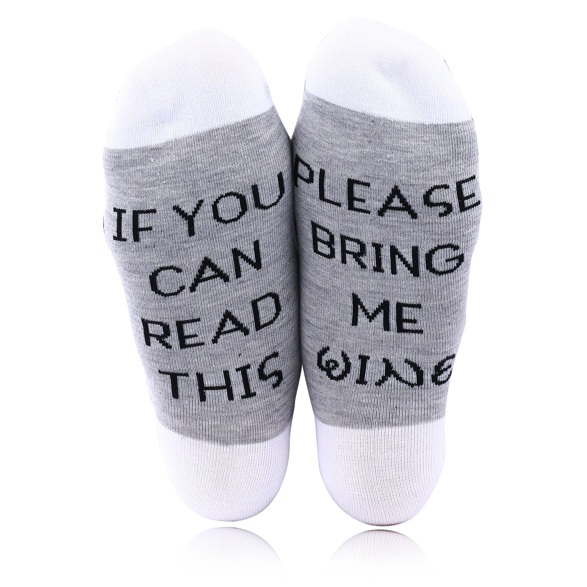 4-Pairs: Patterned Novelty Socks If You Can Read This Bring Me Socks