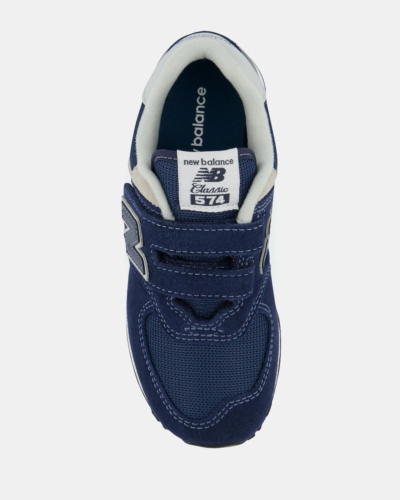 574 Self Fastening Strap Pre-School Navy/Grey