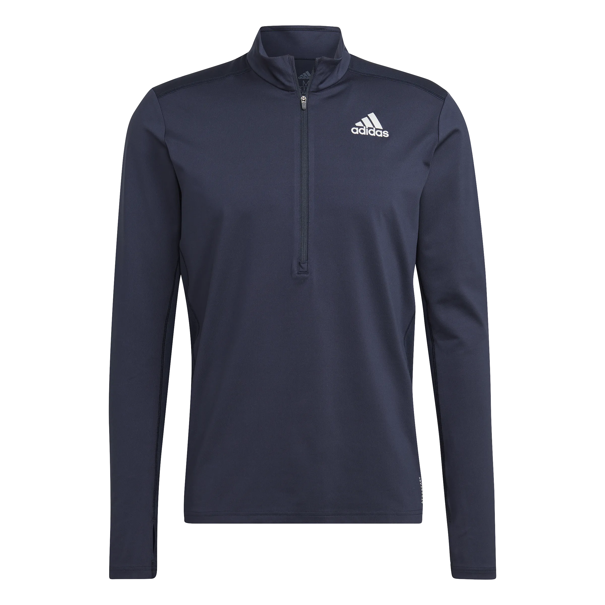 adidas Own The Run 1/2 Zip Long Sleeve Top - Mens - Legend Ink