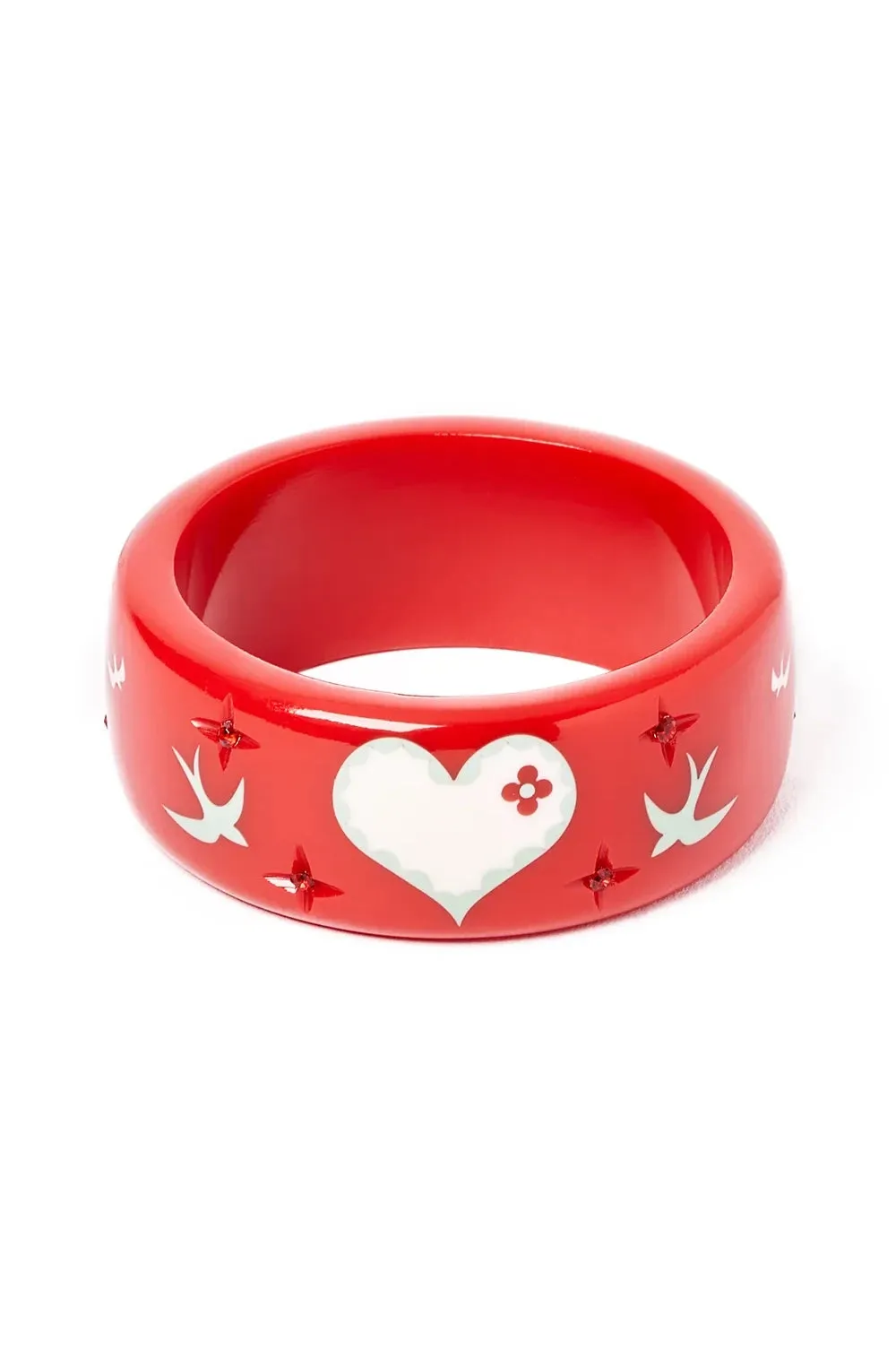 All My Love Wide Bangle Bracelet by Splendette