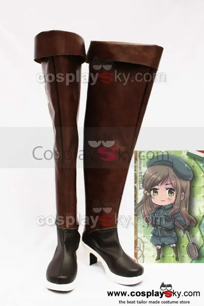 Axis Powers Hetalia Hungary Cosplay Boots Shoes