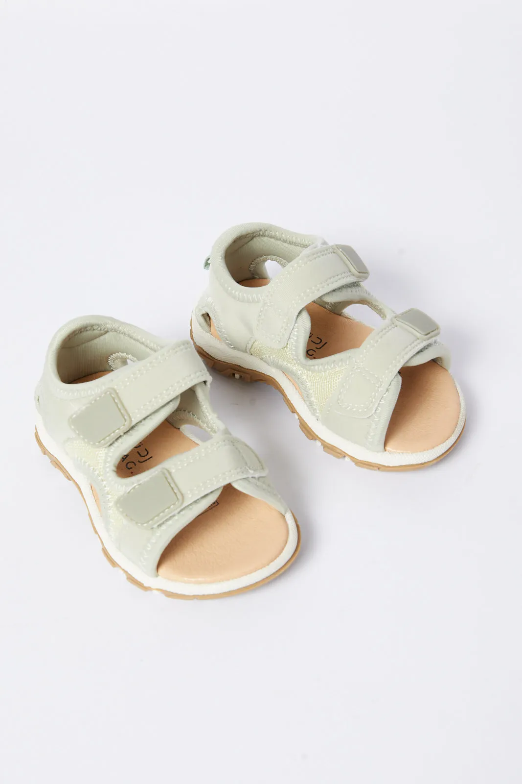 Baby Boys Green Casual Sandal