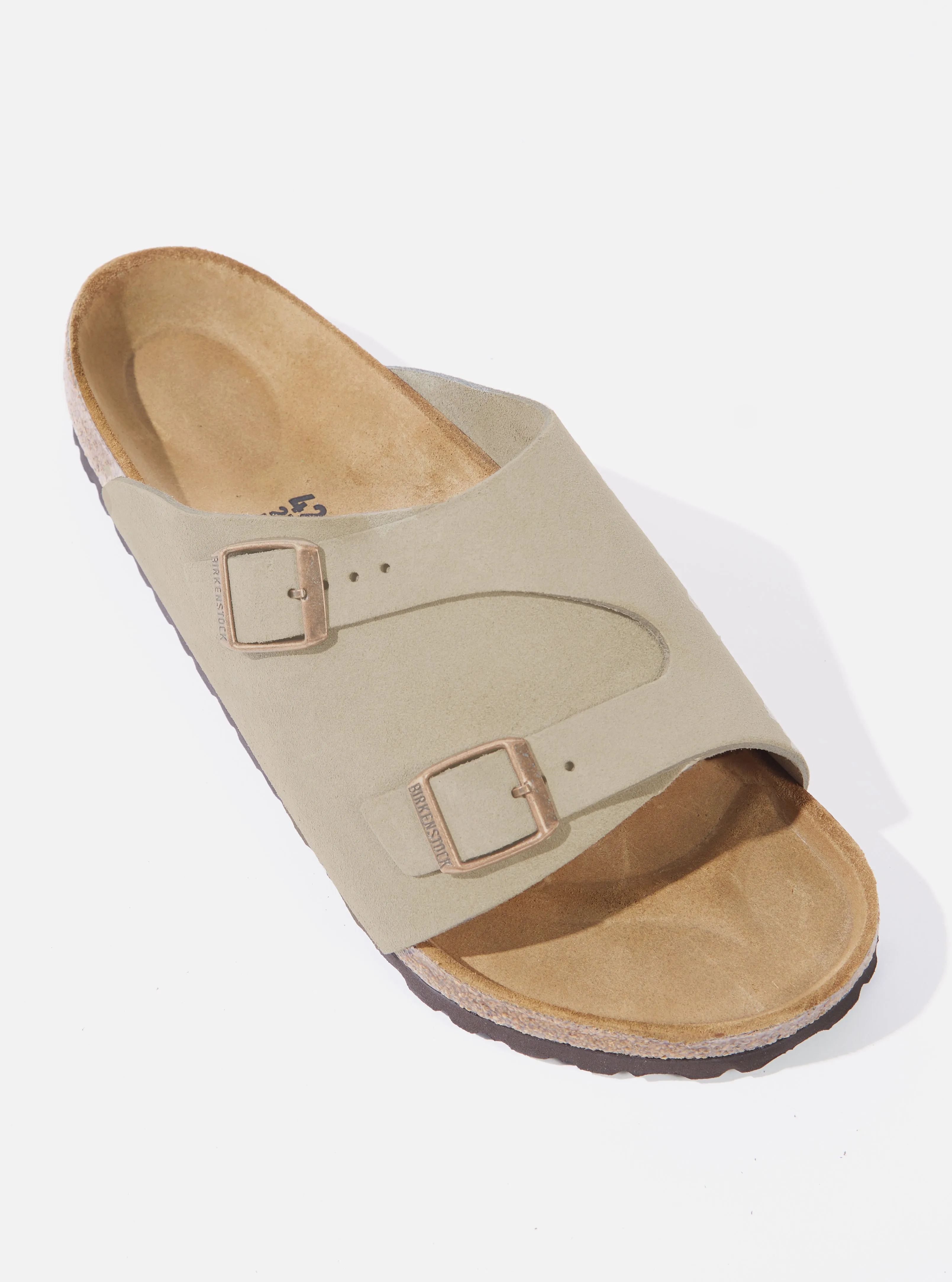 Birkenstock Zürich in Taupe Suede