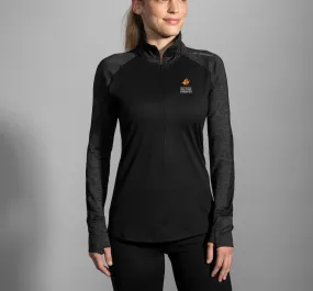 Brooks TCM Dash 1/2 Zip - Black/Heather Black (Women's Sizing)