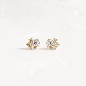 Candy Man Cluster Studs, Diamond - OOS