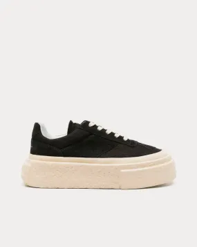 Chunky Gambetta Suede Black Low Top Sneakers