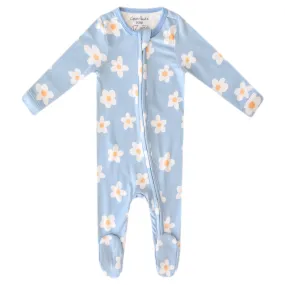 Copper Pearl Zip-Up Footie Pajama | Della