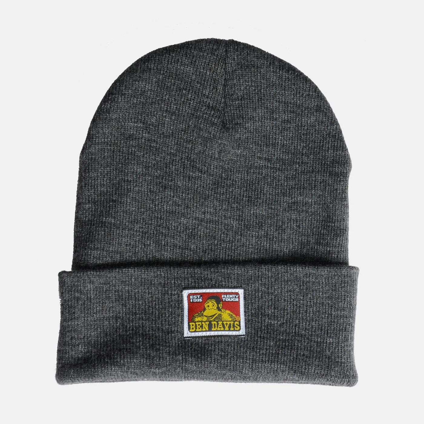 Cuffed Knit Beanie - Charcoal Heather