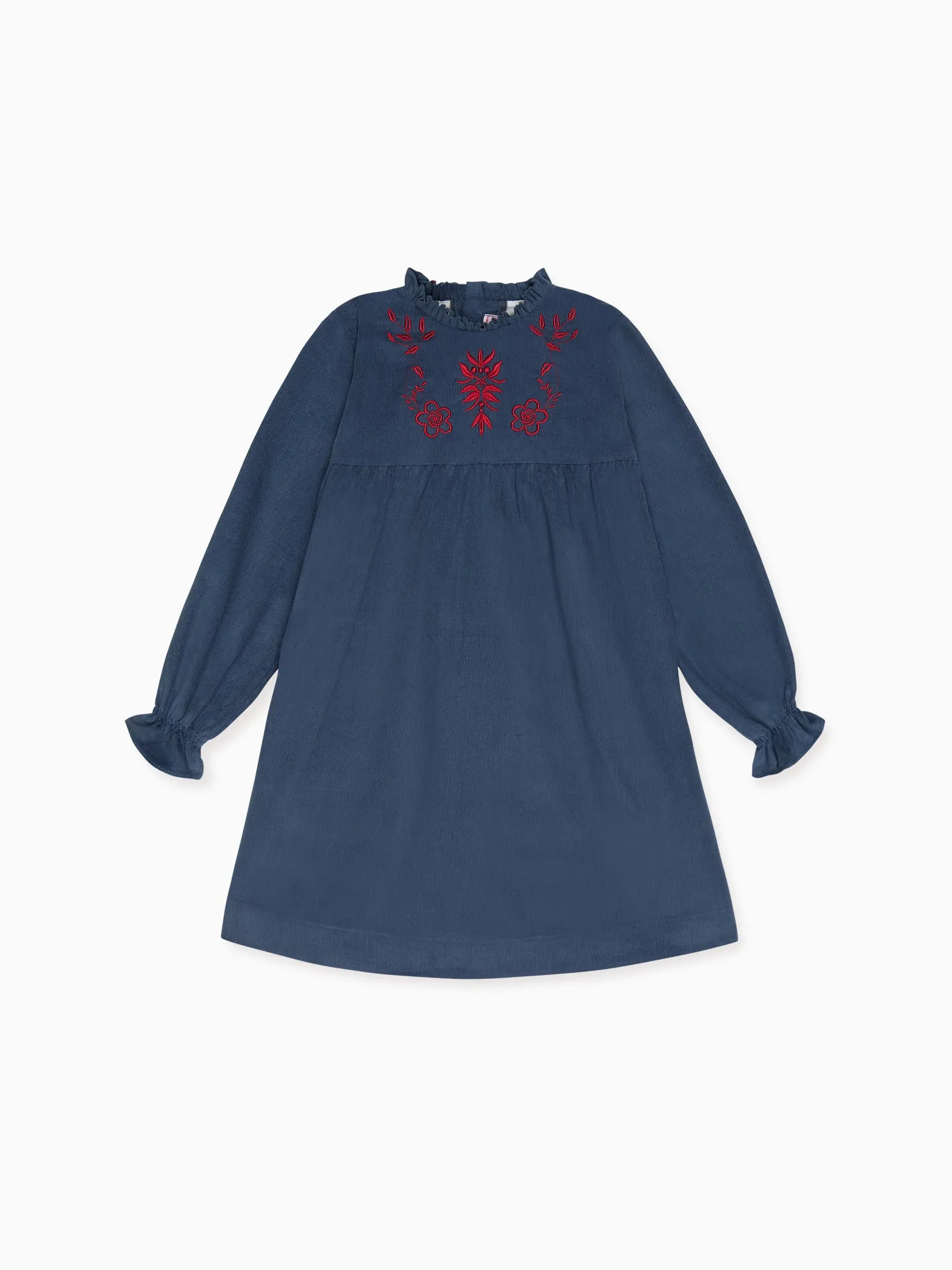 Dusty Blue Roberta Girl Empire Dress