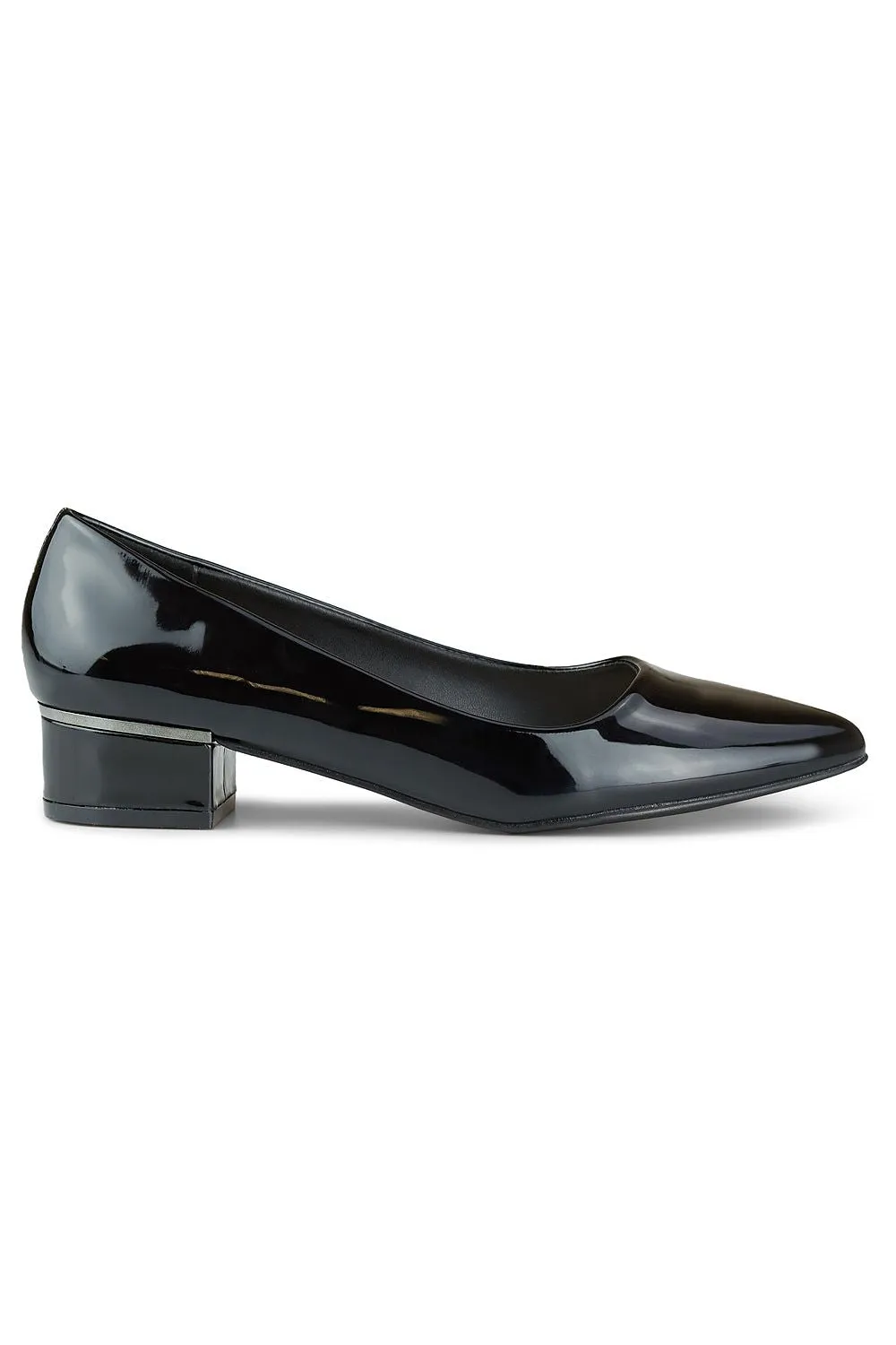 Elegant Sleek Timeless Block Heel Pumps