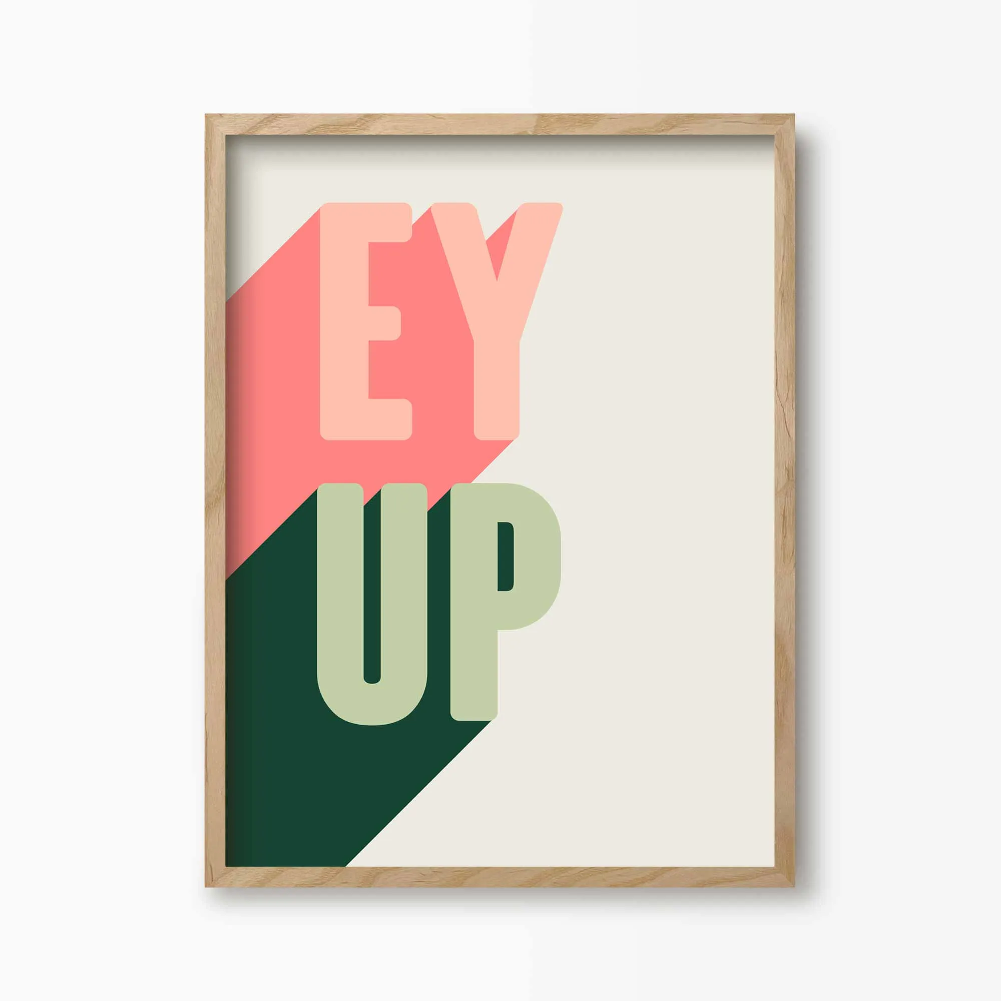 EY UP Sheffield Art Print