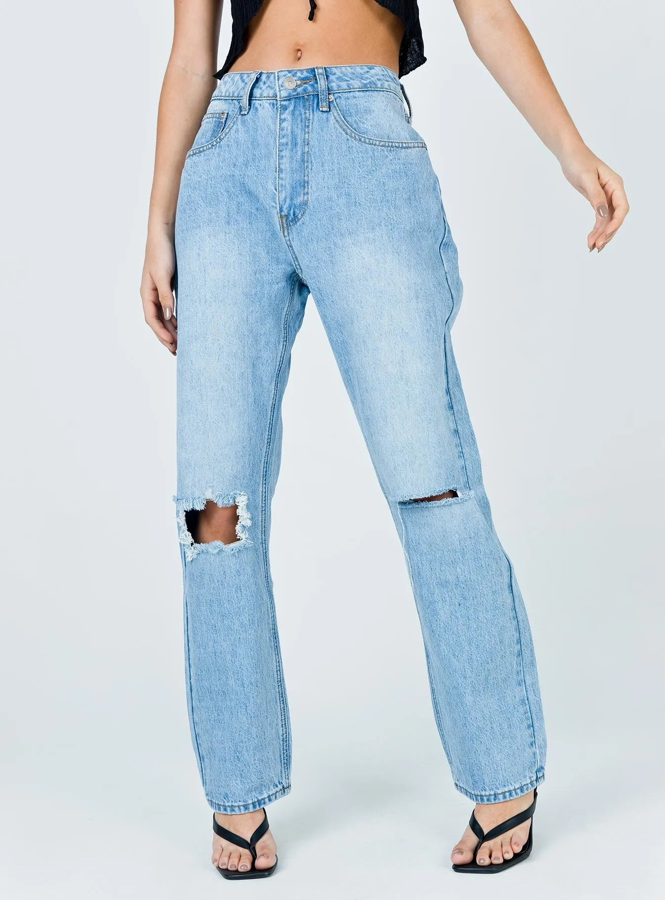 Fairmount Straight Leg Jean Light Wash Denim