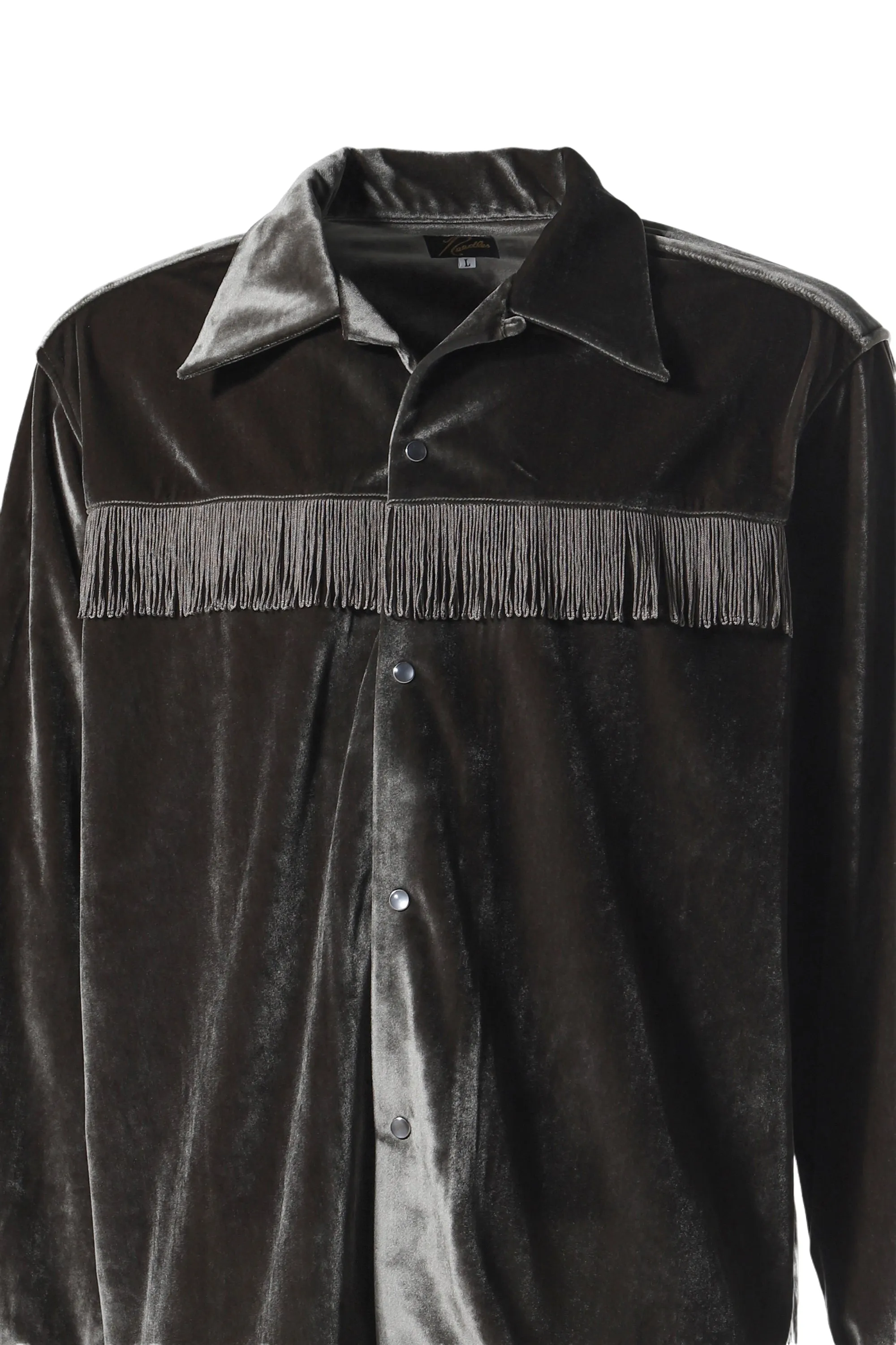 FRINGE ONE-UP SHIRT - TA/PE VELOUR / CHA