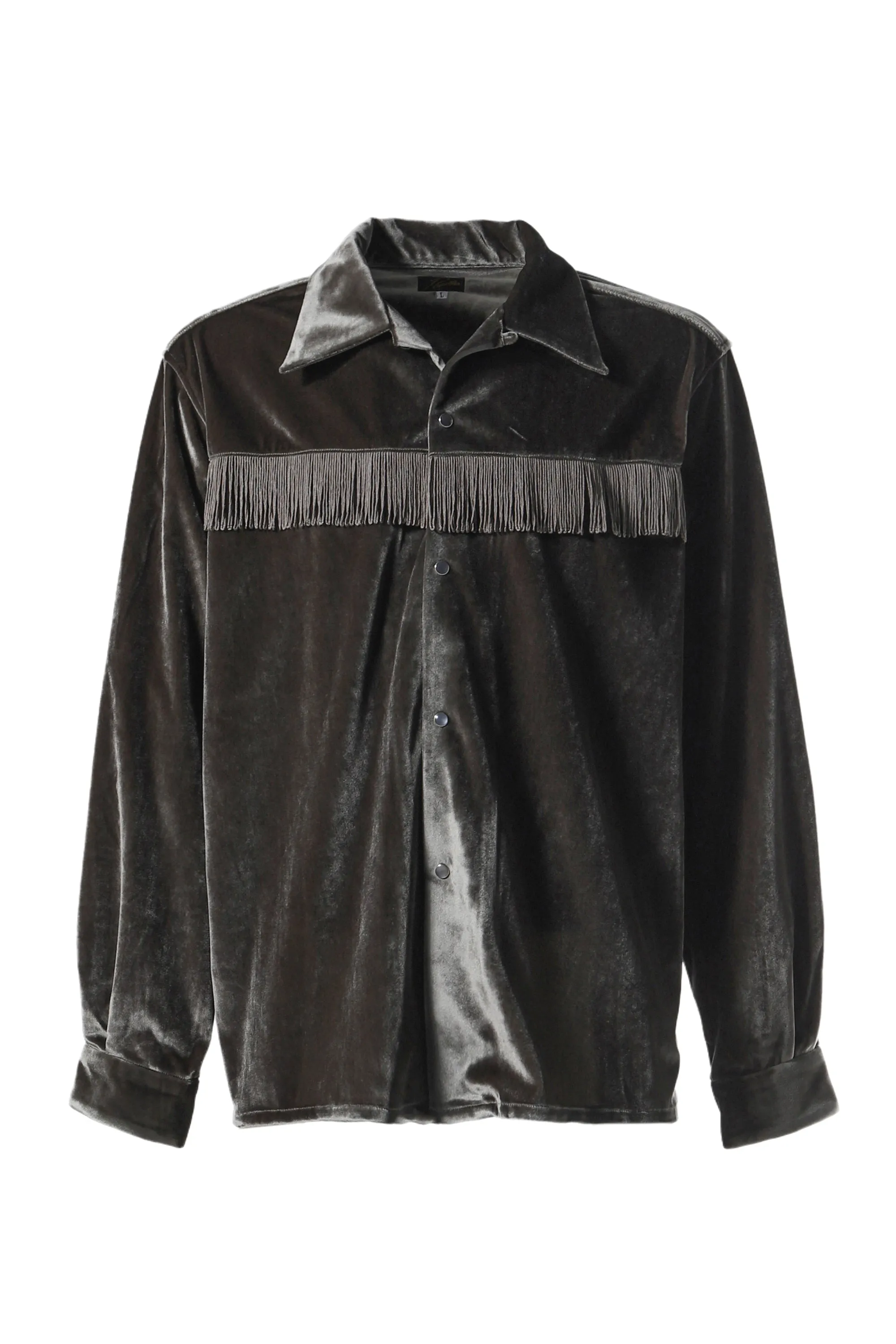 FRINGE ONE-UP SHIRT - TA/PE VELOUR / CHA