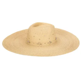 Glitz Wide Brim Fedora Sun Hat