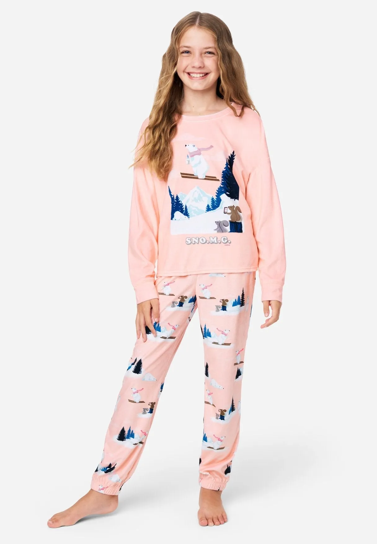 Graphic & Patterned Pajama Set