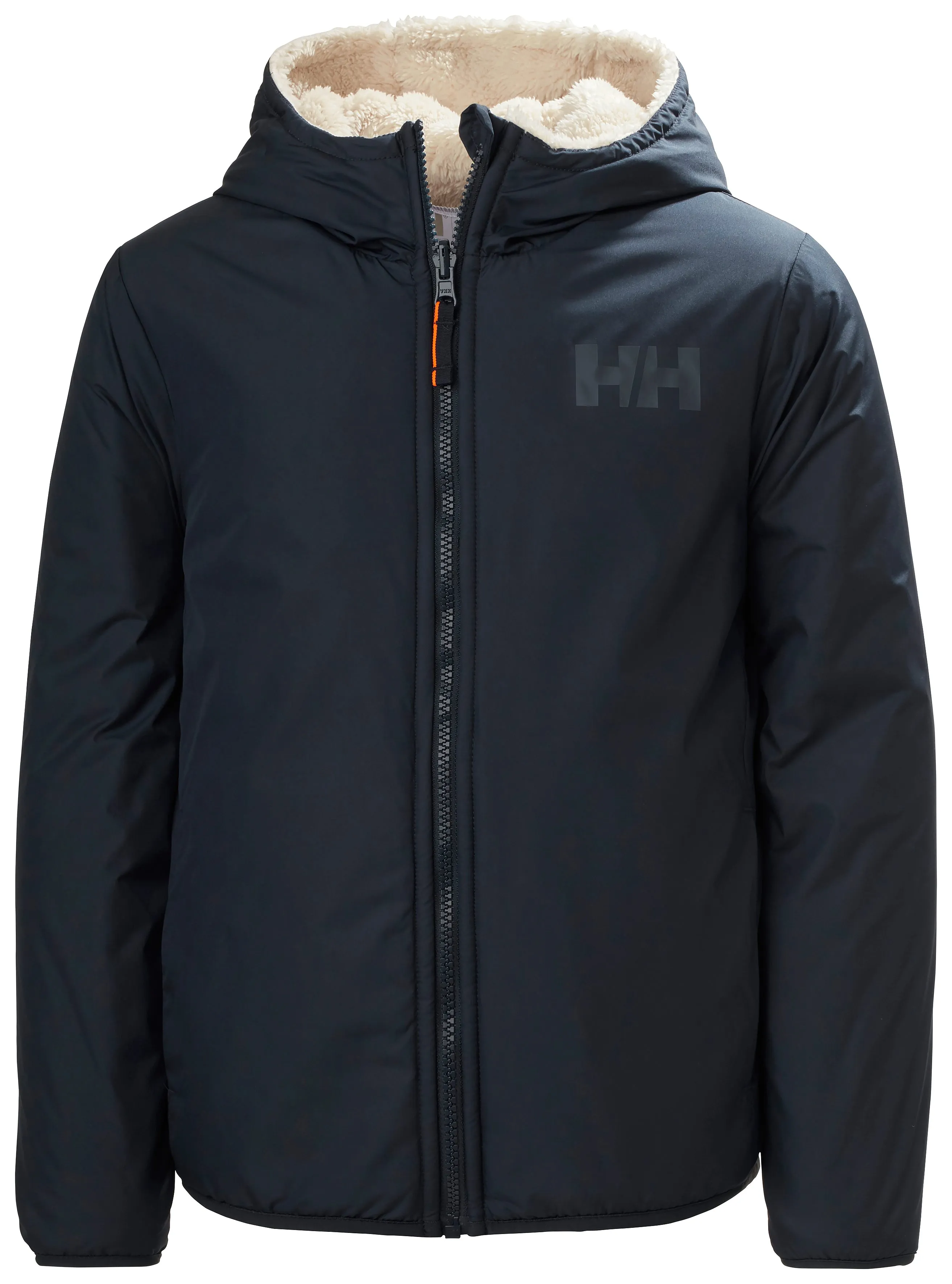 Helly Hansen Junior Champ Reversible Hooded Full Zip Fleece (Navy)(Ages 8-16)