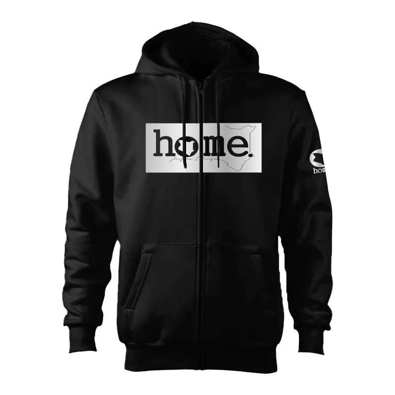 Kids Zip-Up Hoodie  - Black (Heavy Fabric)