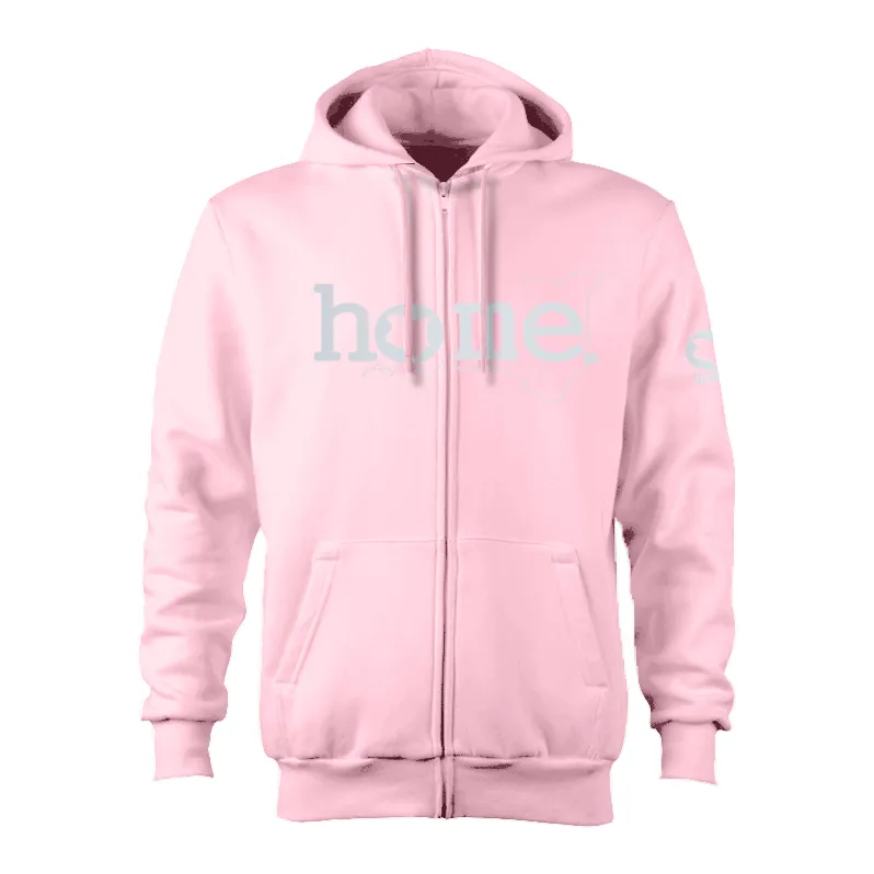 Kids Zip-Up Hoodie  - Crepe Pink (Heavy Fabric)