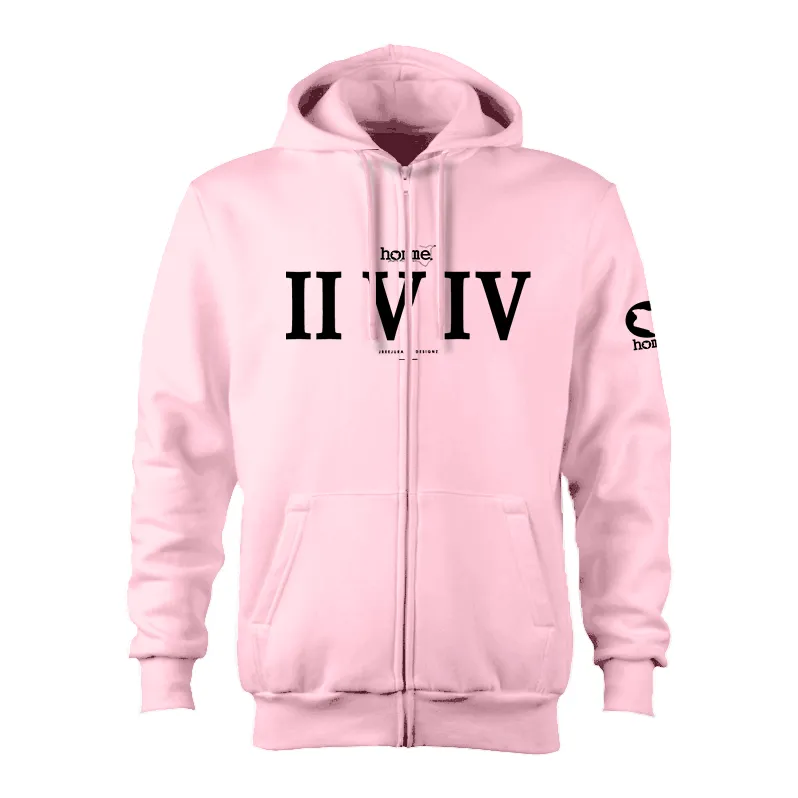 Kids Zip-Up Hoodie  - Crepe Pink (Heavy Fabric)