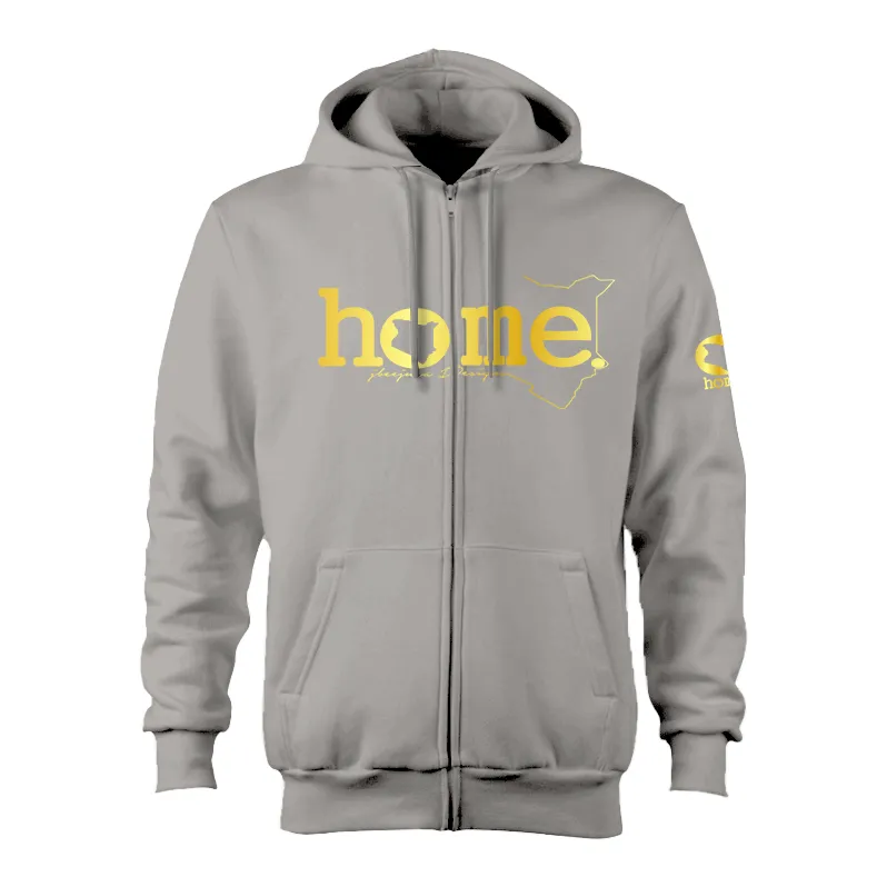 Kids Zip-Up Hoodie  - Light Grey (Heavy Fabric)