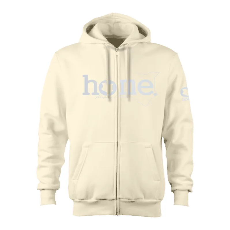 Kids Zip-Up Hoodie  - Off White (Heavy Fabric)