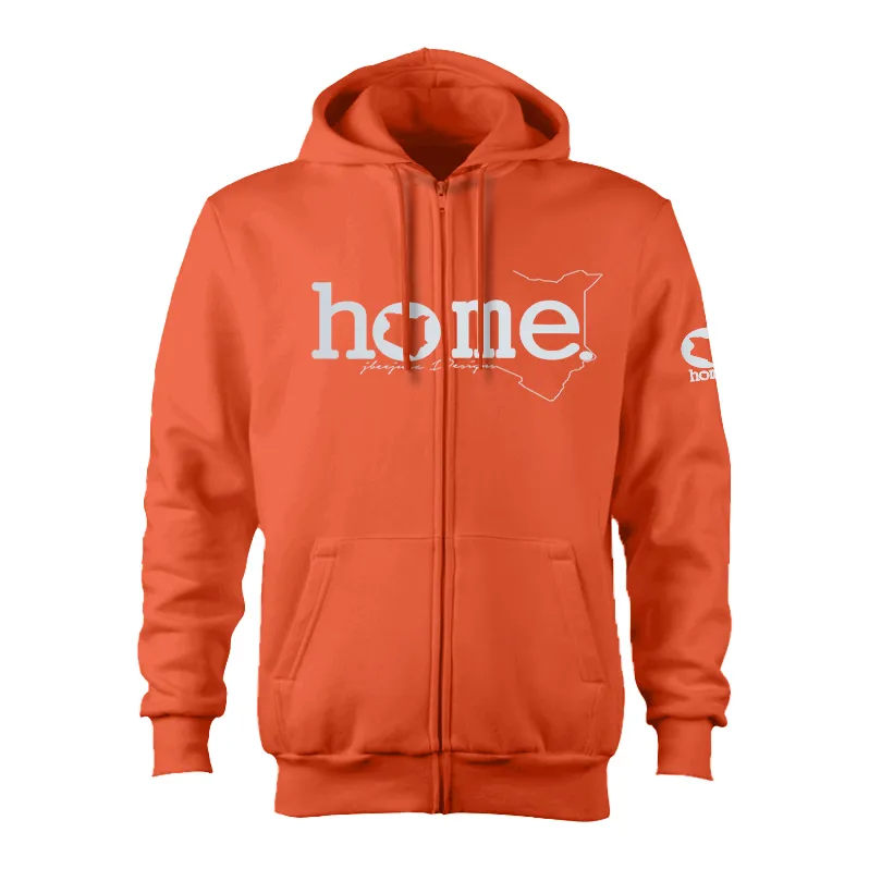 Kids Zip-Up Hoodie  - Orange (Heavy Fabric)