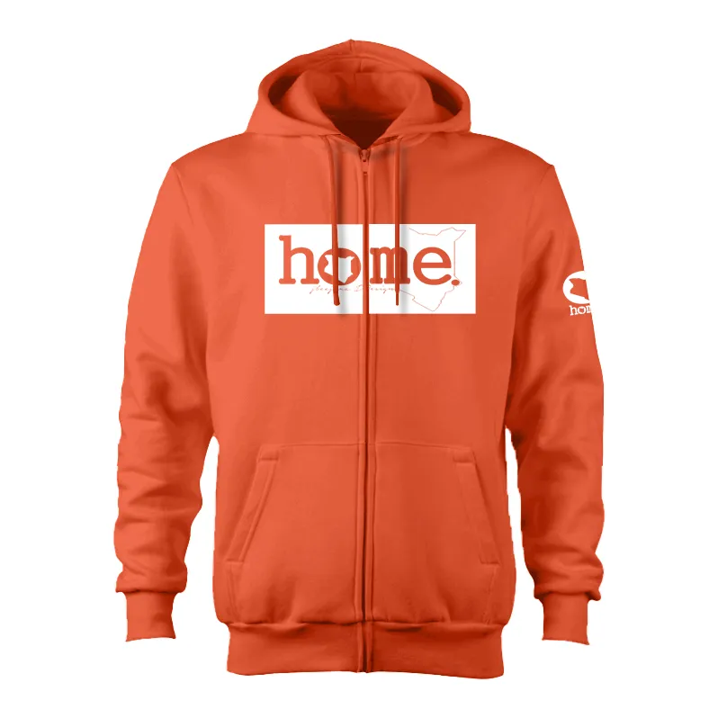 Kids Zip-Up Hoodie  - Orange (Heavy Fabric)