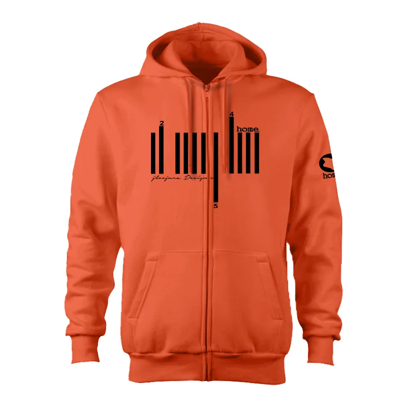 Kids Zip-Up Hoodie  - Orange (Heavy Fabric)