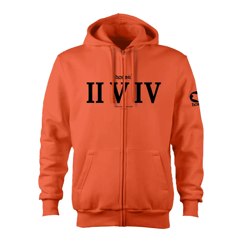 Kids Zip-Up Hoodie  - Orange (Heavy Fabric)