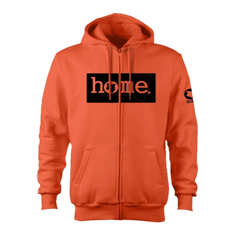 Kids Zip-Up Hoodie  - Orange (Heavy Fabric)