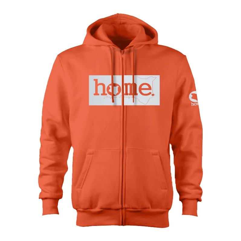 Kids Zip-Up Hoodie  - Orange (Heavy Fabric)