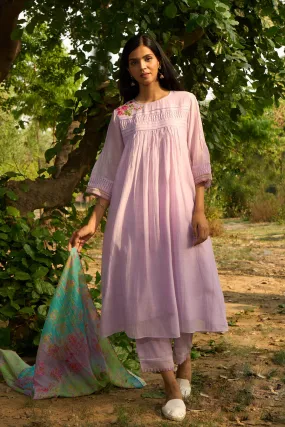 Maina-KBD Kurta Set-Lilac