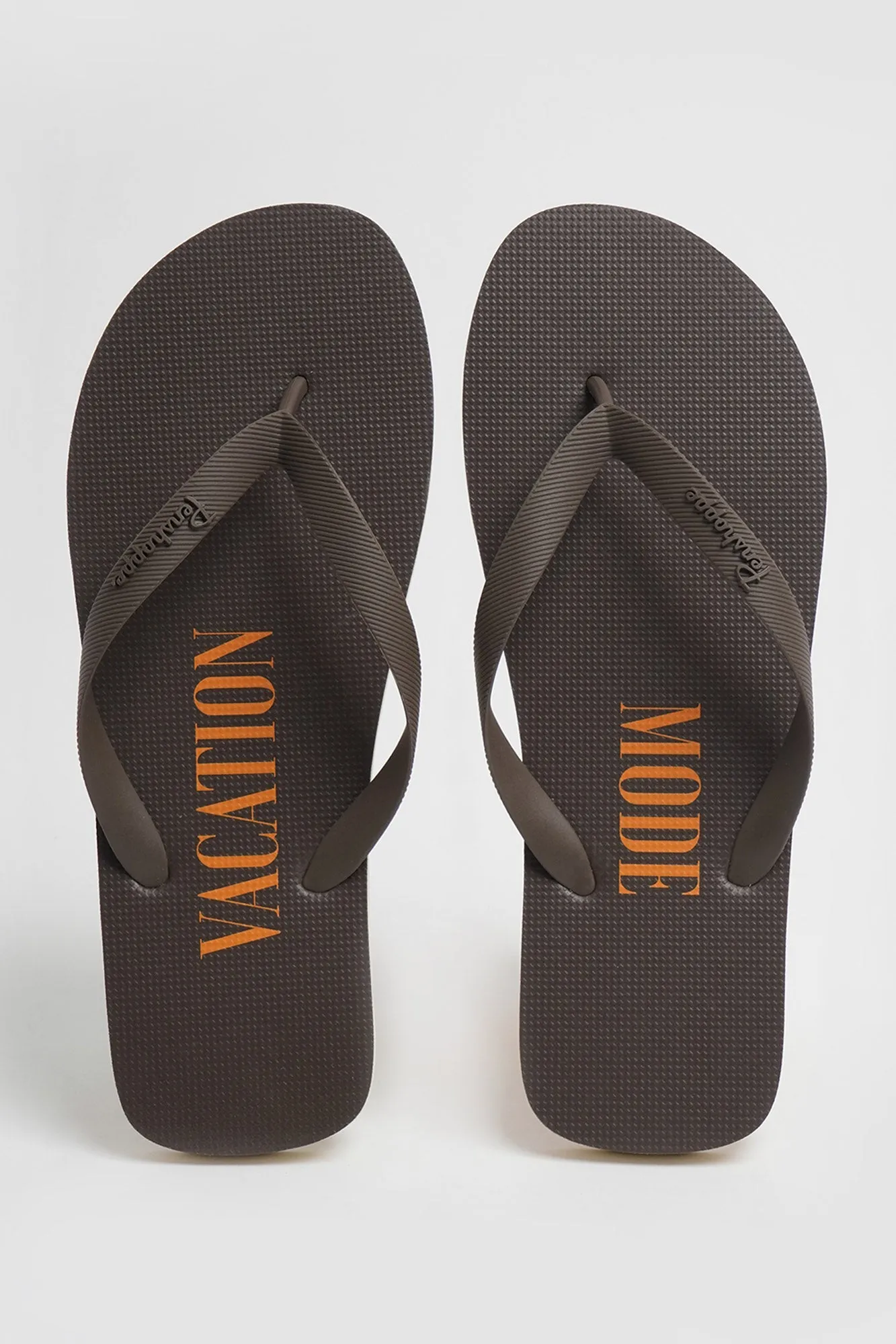 Men's Flip Flops with Text