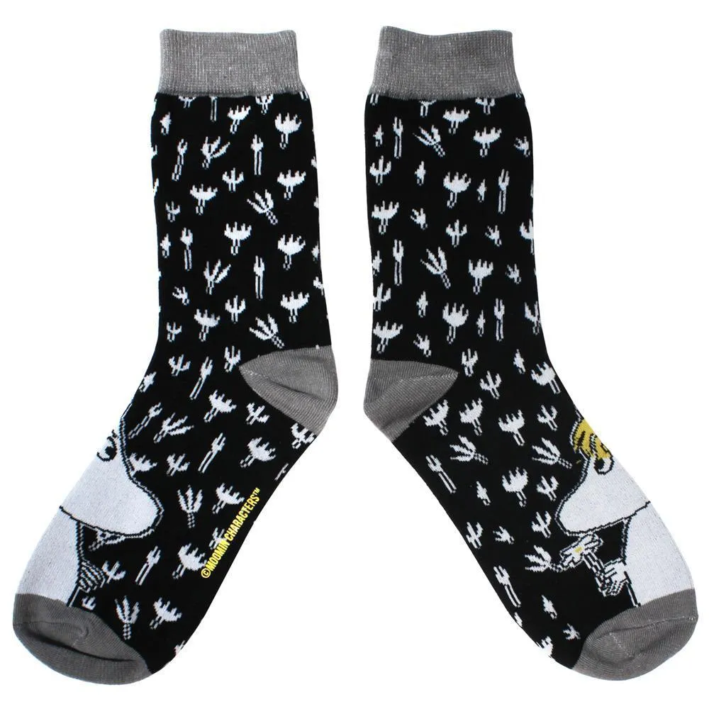 Moomin Black Printed Socks