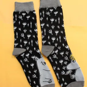 Moomin Black Printed Socks