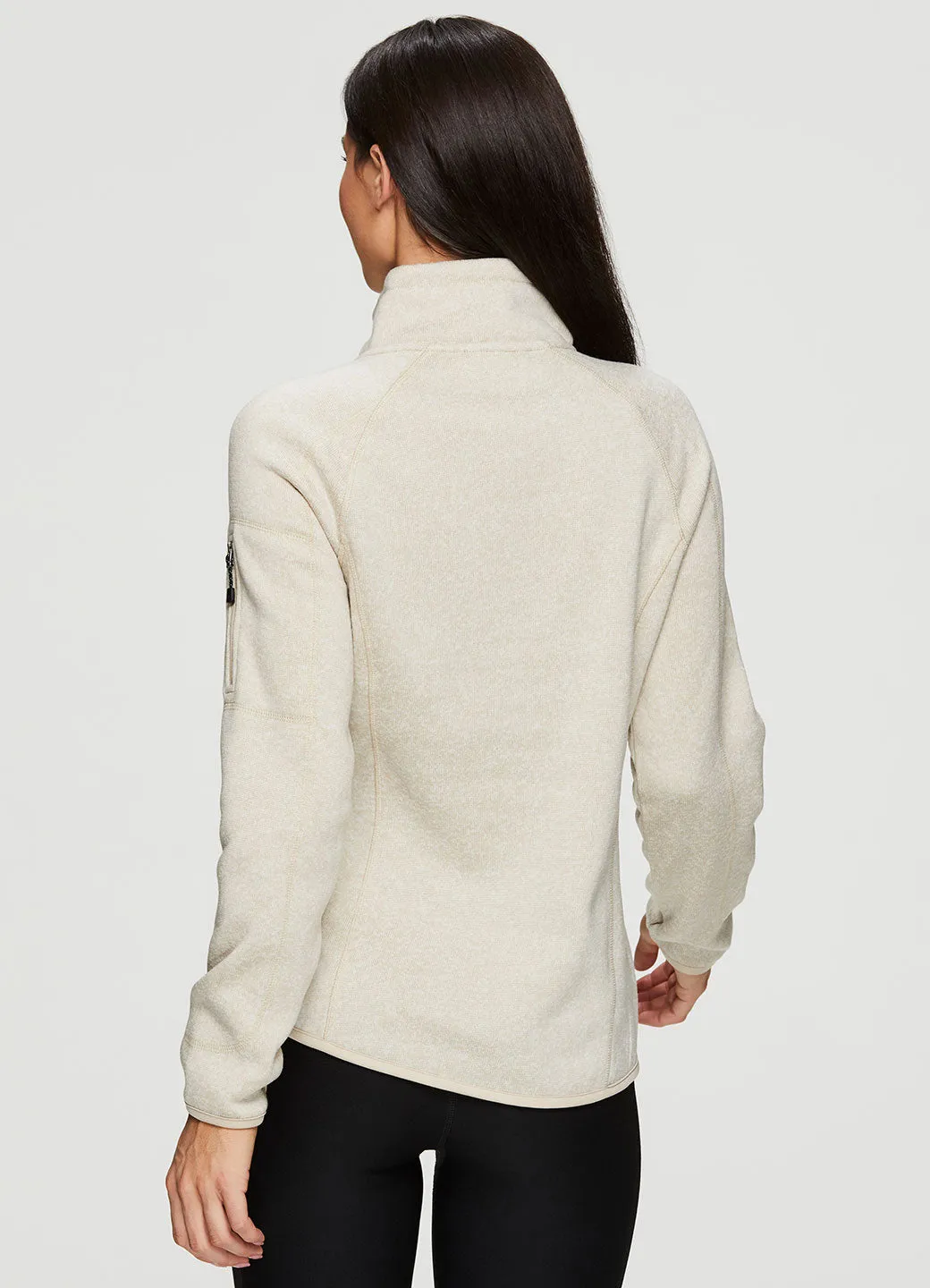 Peak 1/4 Zip Mock Neck Pullover