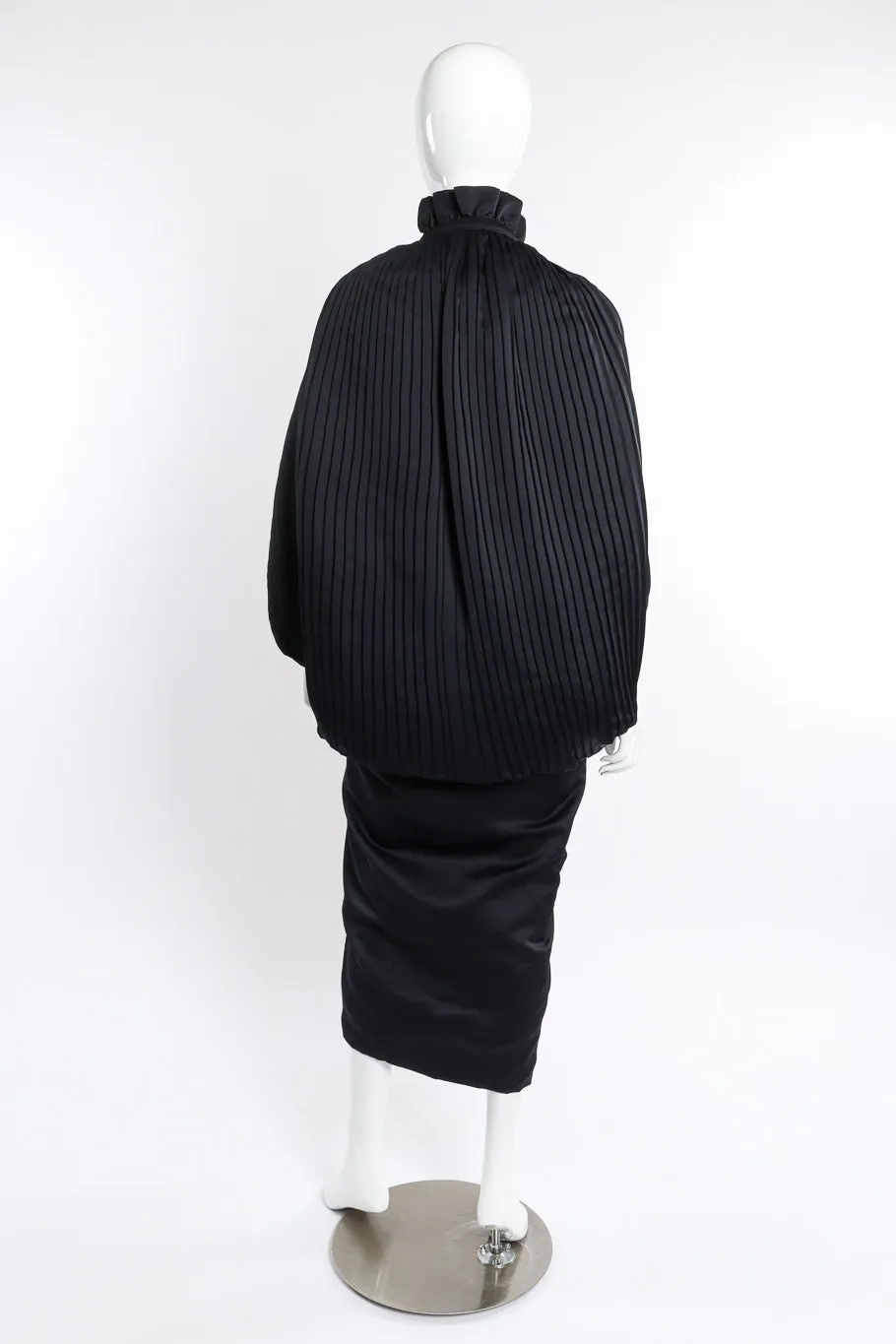 Pleated Cocoon Coat