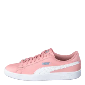 Puma Smash V2 Sd Jr Bridal Rose- White-faded Denim