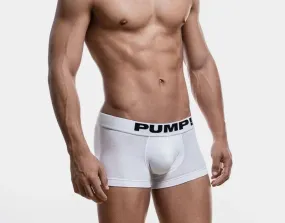 PUMP! Classic Boxer White Full Cotton Stretchy Casual Boxer 11000 P27