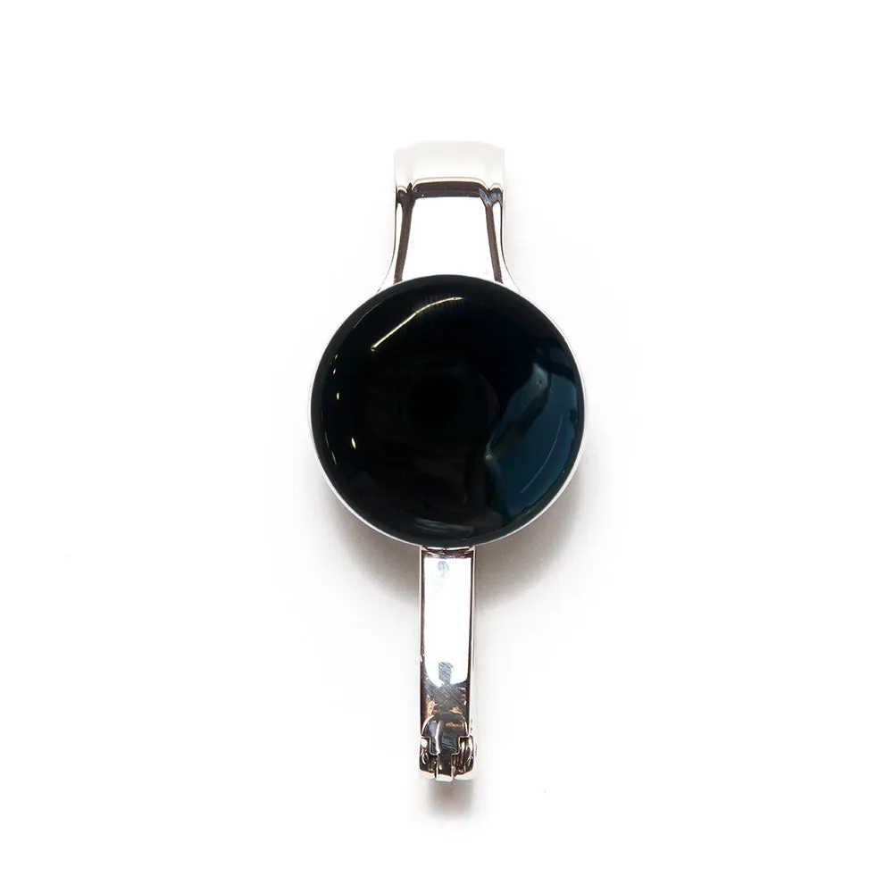 Purse/Key Hanger Combo Black Stone