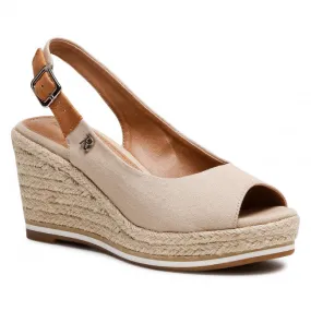 Refresh Womens Wedged Sandal - Beige