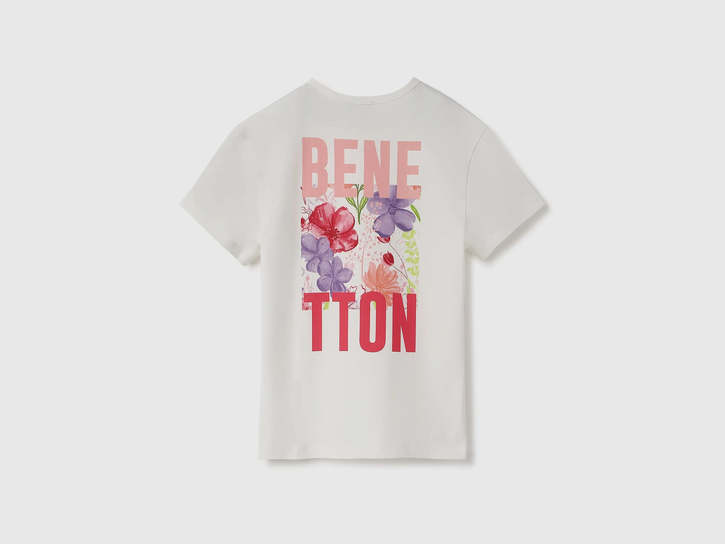 Regular Fit Round Neck Floral T Shirt