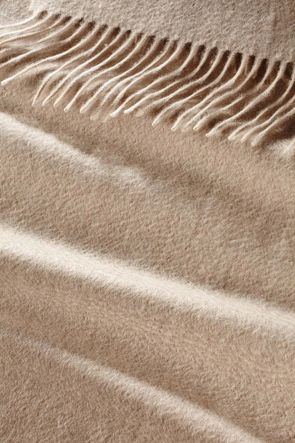 Ripple Finish Scarf - Oatmeal