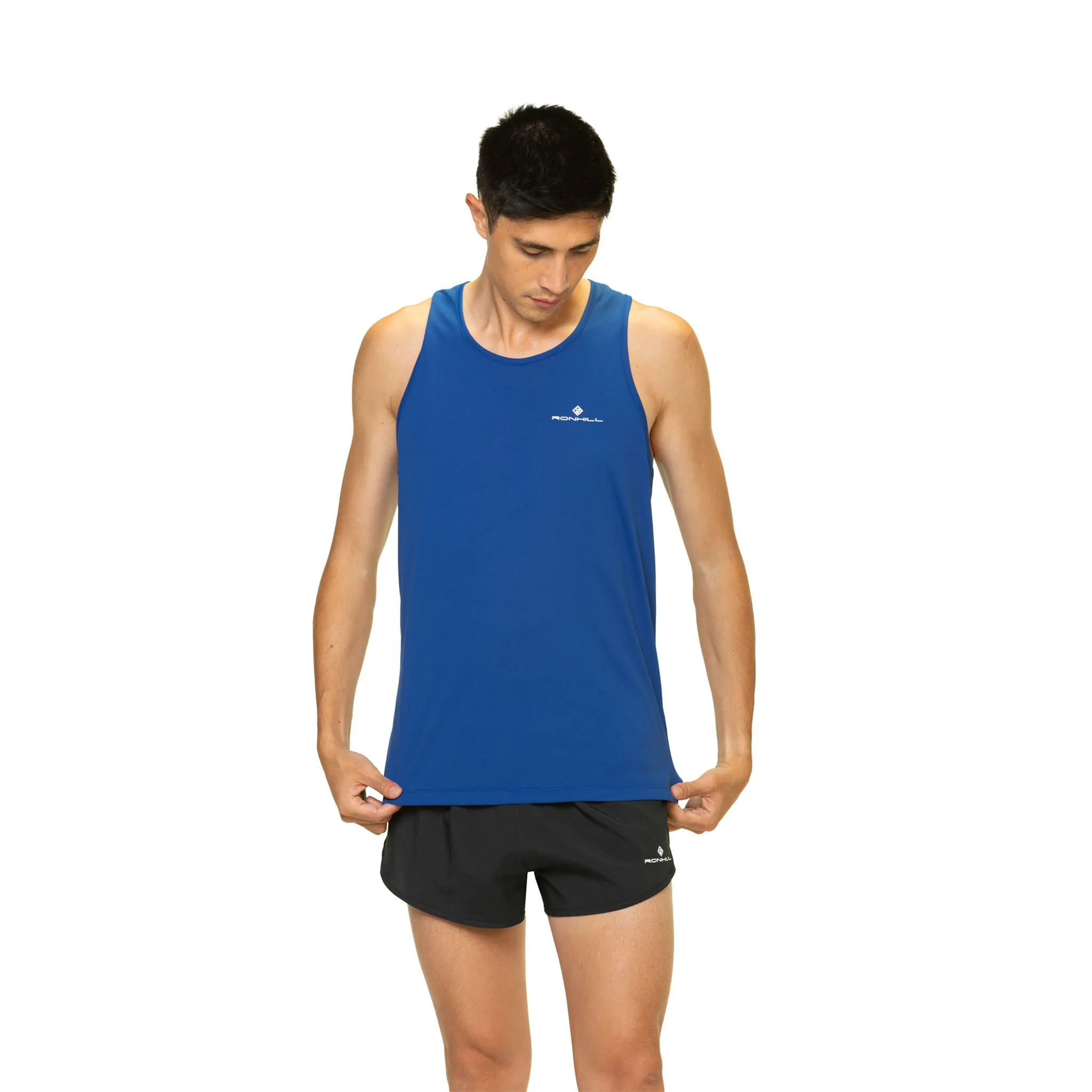 Ronhill | Men's Core Vest - Dark Cobalt/Bright White